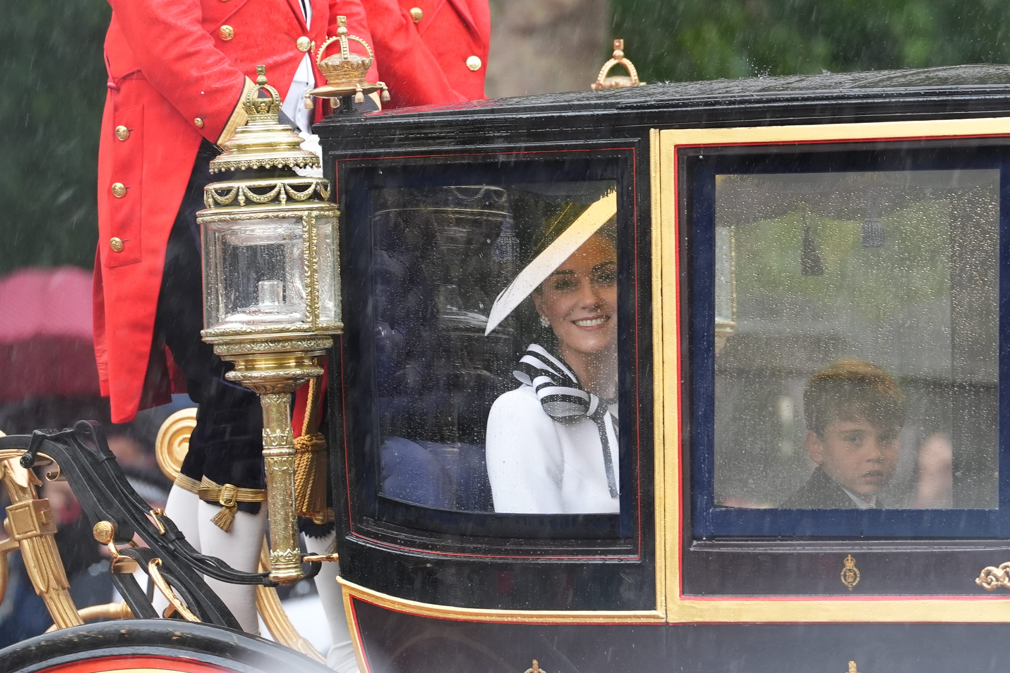 Kate has been receiving treatment for an undisclosed form of cancer since late February and her appearance at last week’s Trooping the Colour had been in doubt (Gareth Fuller/PA)