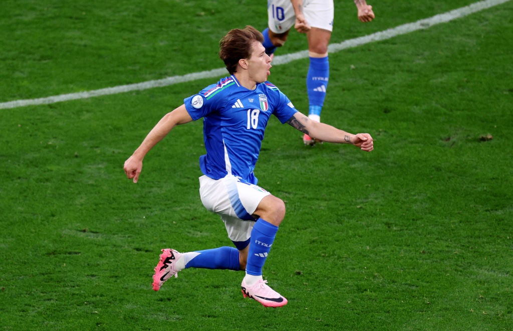 Barella fired Italy in front with a fine strike