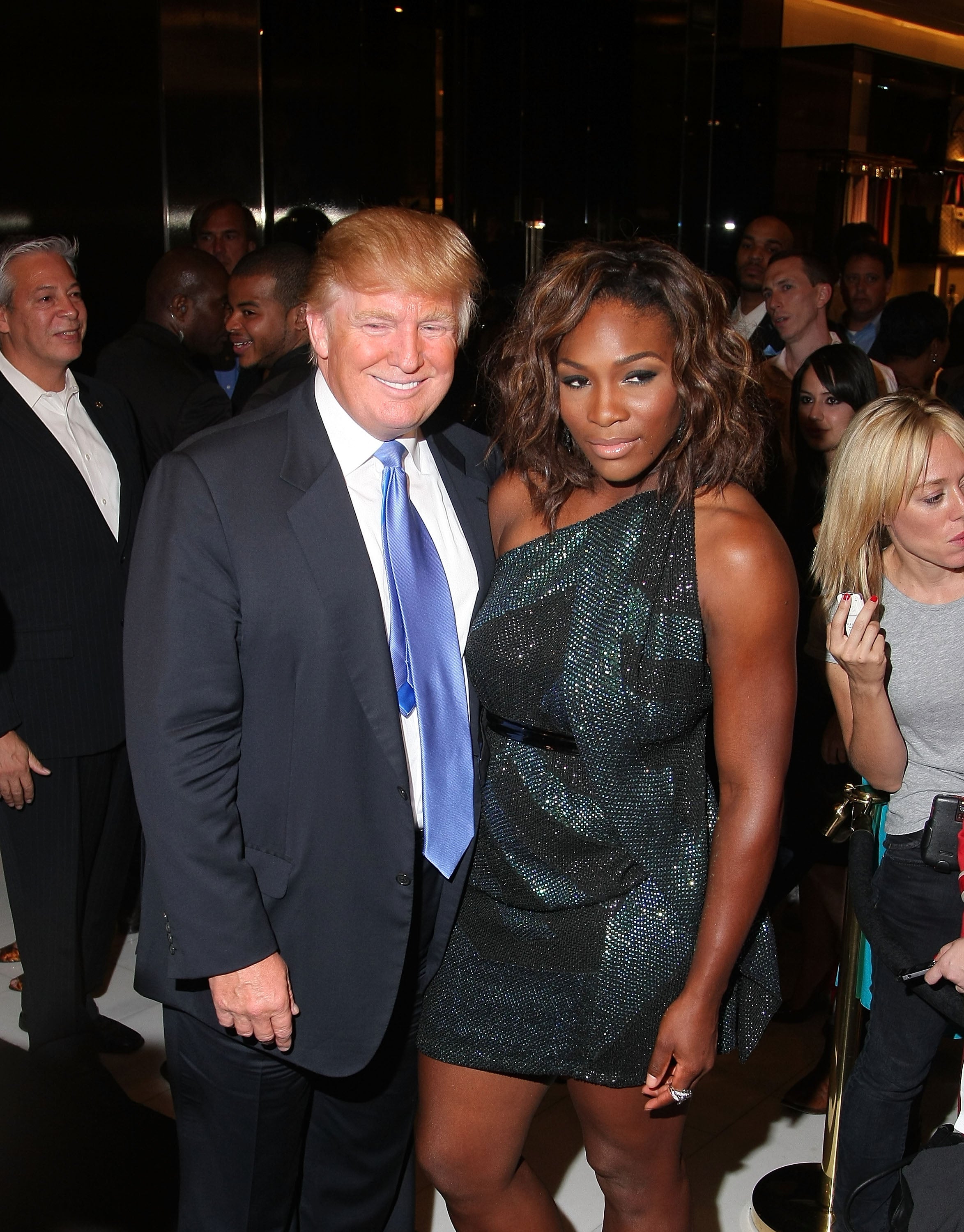 Trump and Williams were spotted meeting at a Gucci cocktail party in 2009