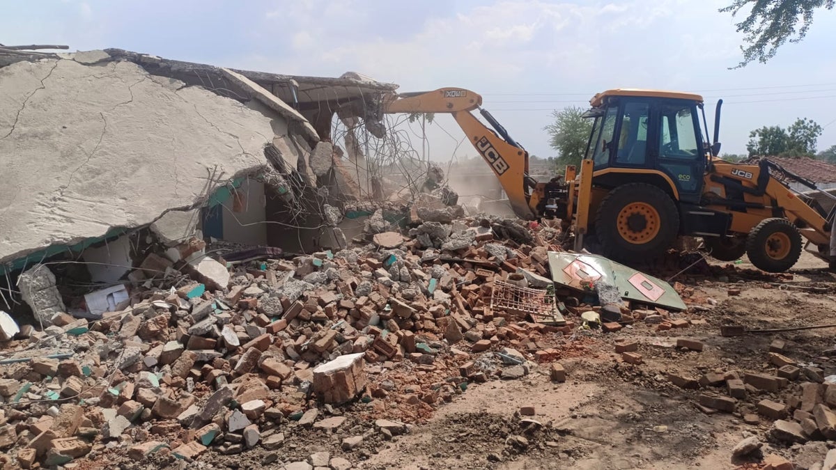 Indian authorities bulldoze homes of 11 people after finding beef in fridges