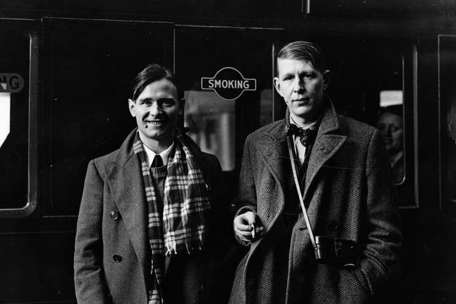 <p>Christopher Isherwood and WH Auden</p>