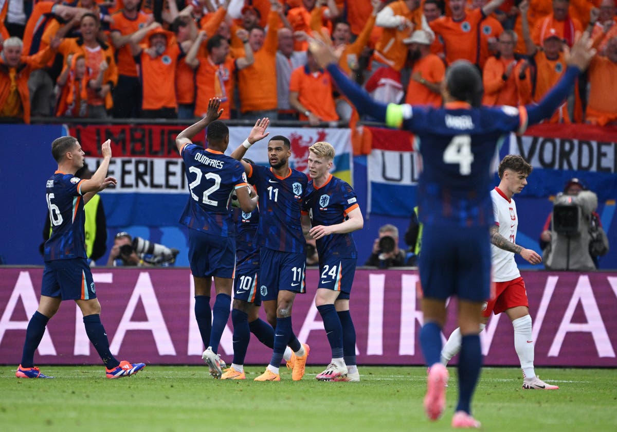 Poland vs Netherlands LIVE: Euro 2024 stream, latest score and updates