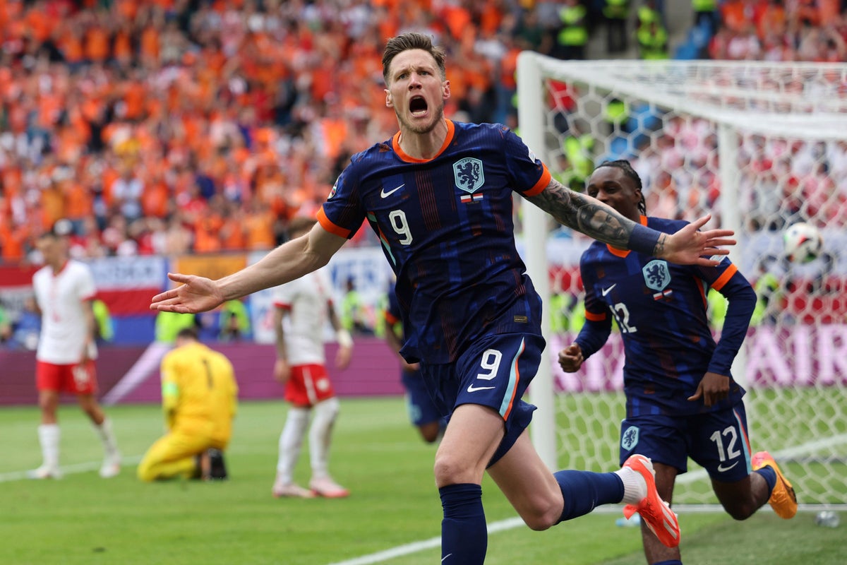 Wout Weghorst grabs late winner as Netherlands beat Poland in Euro 2024 opener