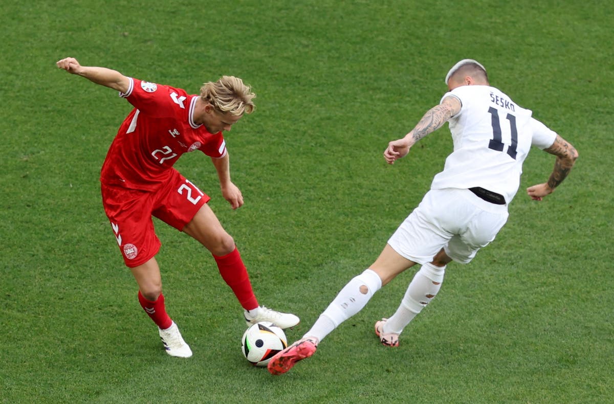 Slovenia vs Denmark LIVE: Euro 2024 latest score and updates