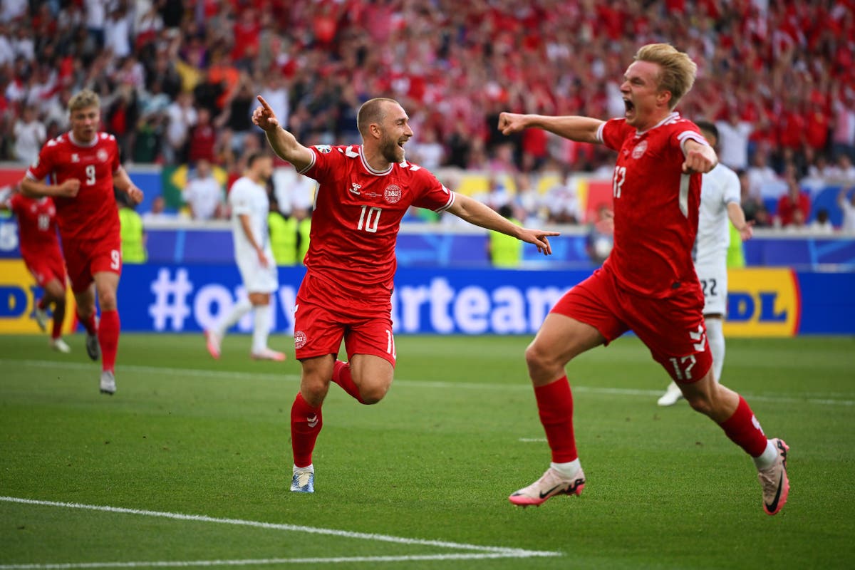 Slovenia vs Denmark LIVE: Euro 2024 latest score and updates