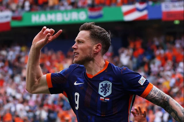 <p>Wout Weghorst scored the winner in Netherlands’ Euro 2024 victory over Poland</p>