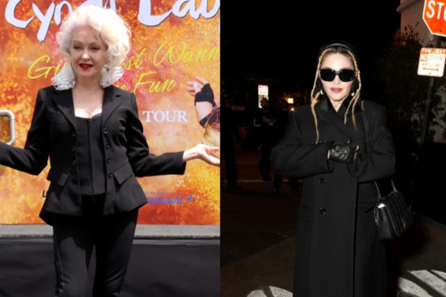 <p>Cyndi Lauper dishes on feud with Madonna when they rose to fame in the 80s </p>