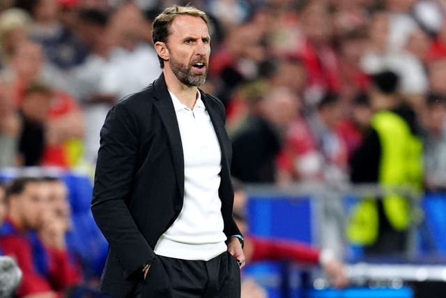 <p>England boss Gareth Southgate was satisfied his side got the job done against Serbia (Adam Davy/PA)</p>
