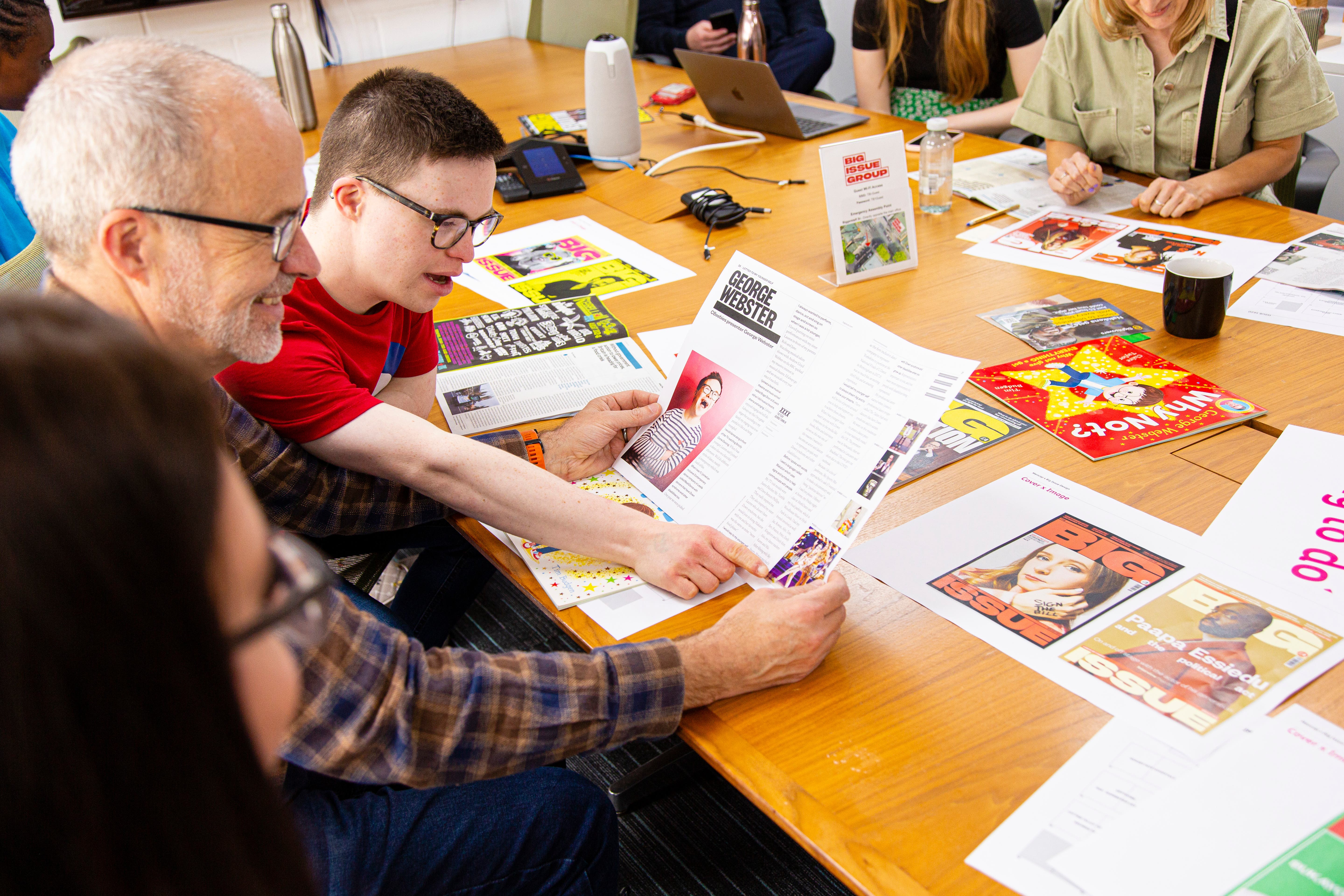 Big Issue has published an edition created by and wholly featuring people with a learning disability (Andy Parsons/Big Issue)