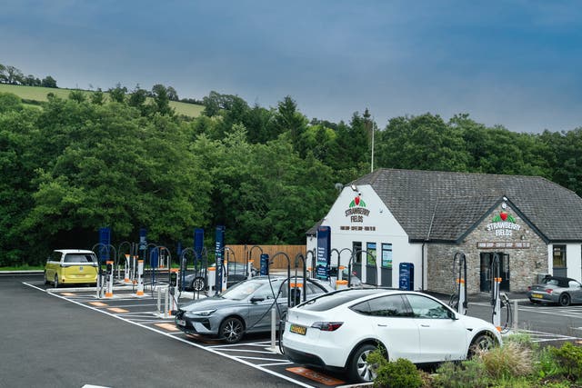 <p>On the move: Osprey Charging Network has launched flagship hubs in key locations across the UK</p>