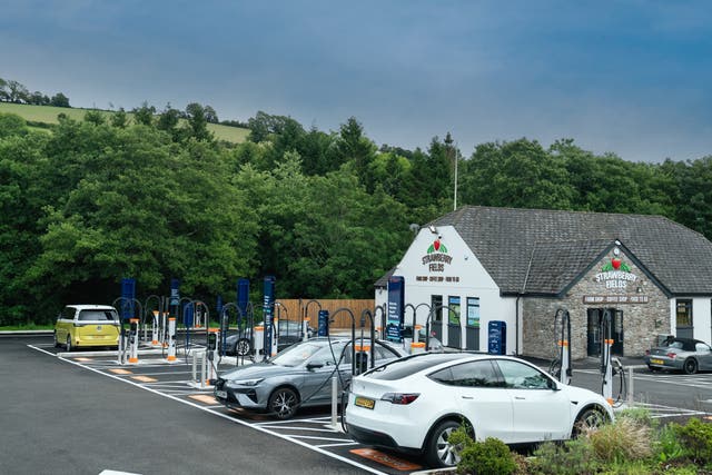 <p>On the move: Osprey Charging Network has launched flagship hubs in key locations across the UK</p>