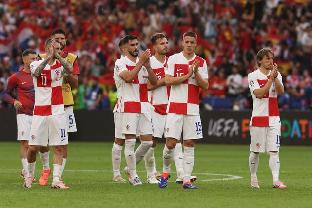 <p>Croatia lost 3-0 to a spirited Spain side in their Group B opener</p>