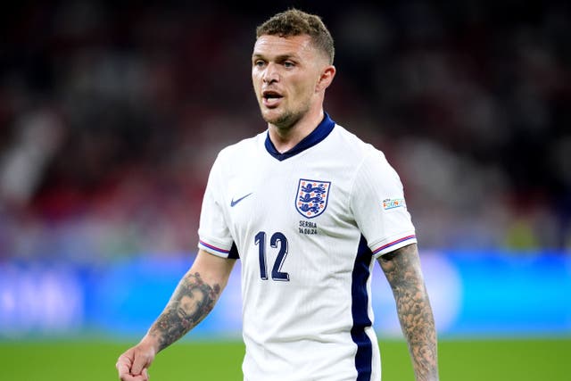 Kieran Trippier felt England showed what they are made of in the win over Serbia (Adam Davy/PA).