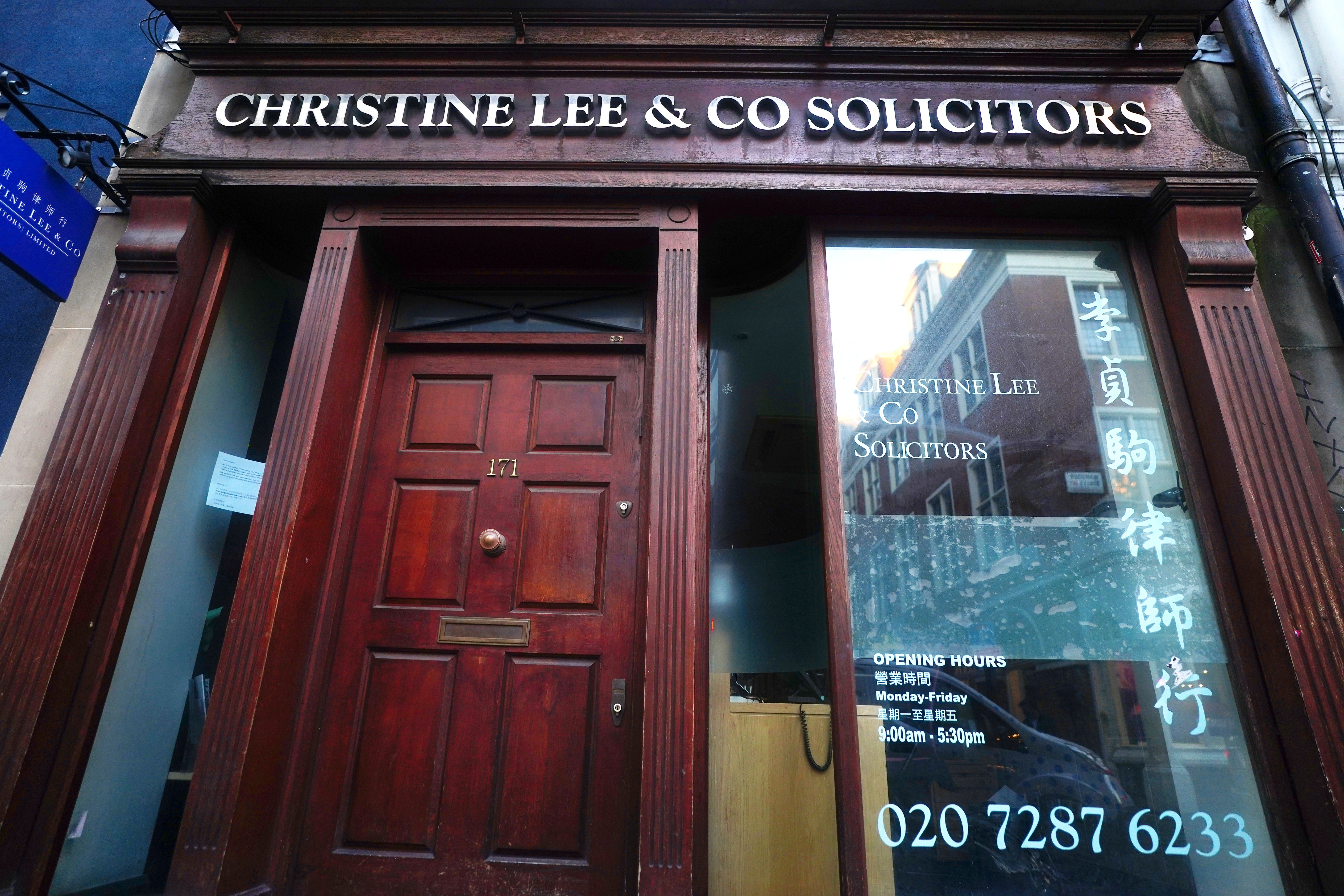 Christine Lee has launched legal action (PA)