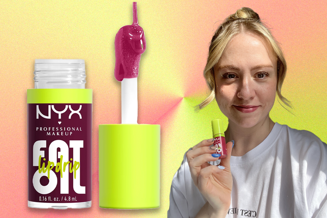 This NYX lip oil is budget-friendly and hydrating without any of the stickiness of a typical gloss