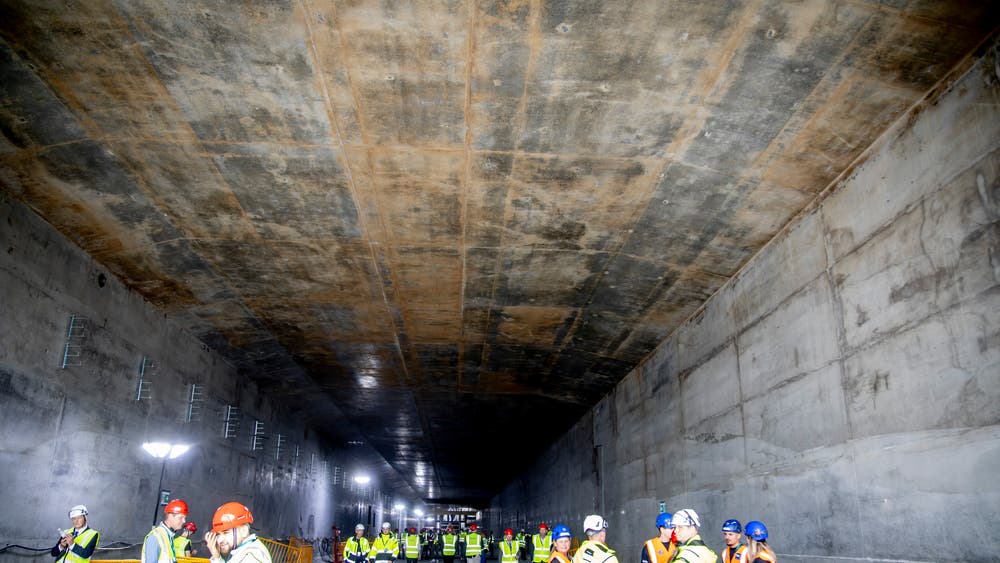 Inside Denmark Railed The Danish king inaugurates the first element of a road-and-rail tunnel ...