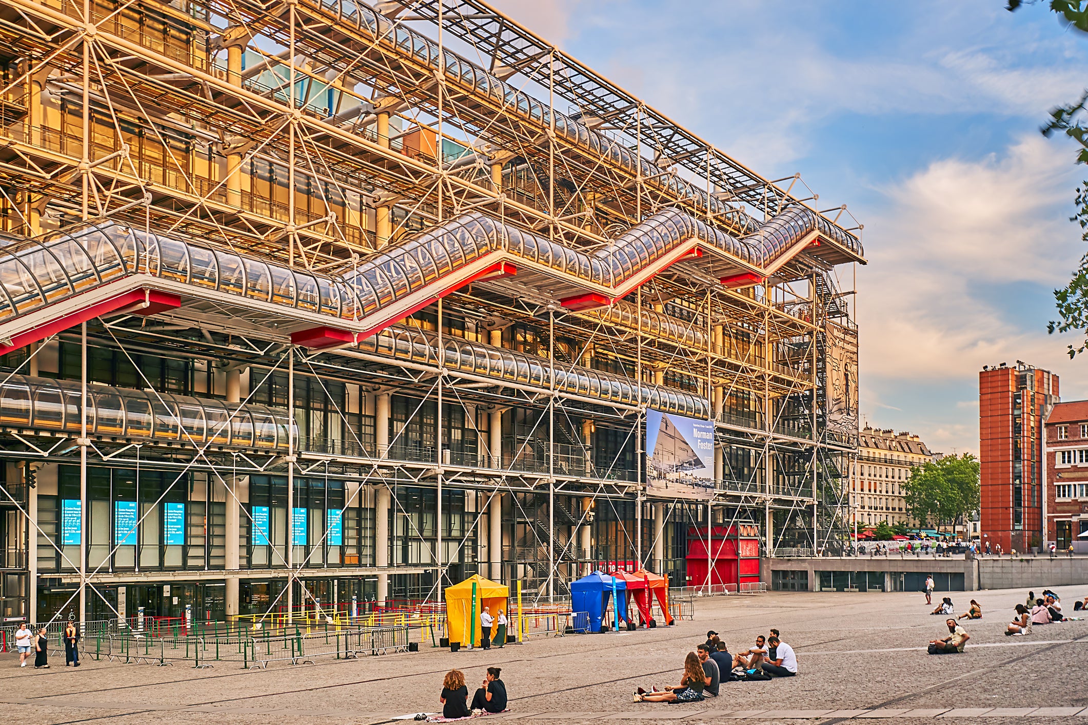 The Centre Pompidou gallery, in its pomp
