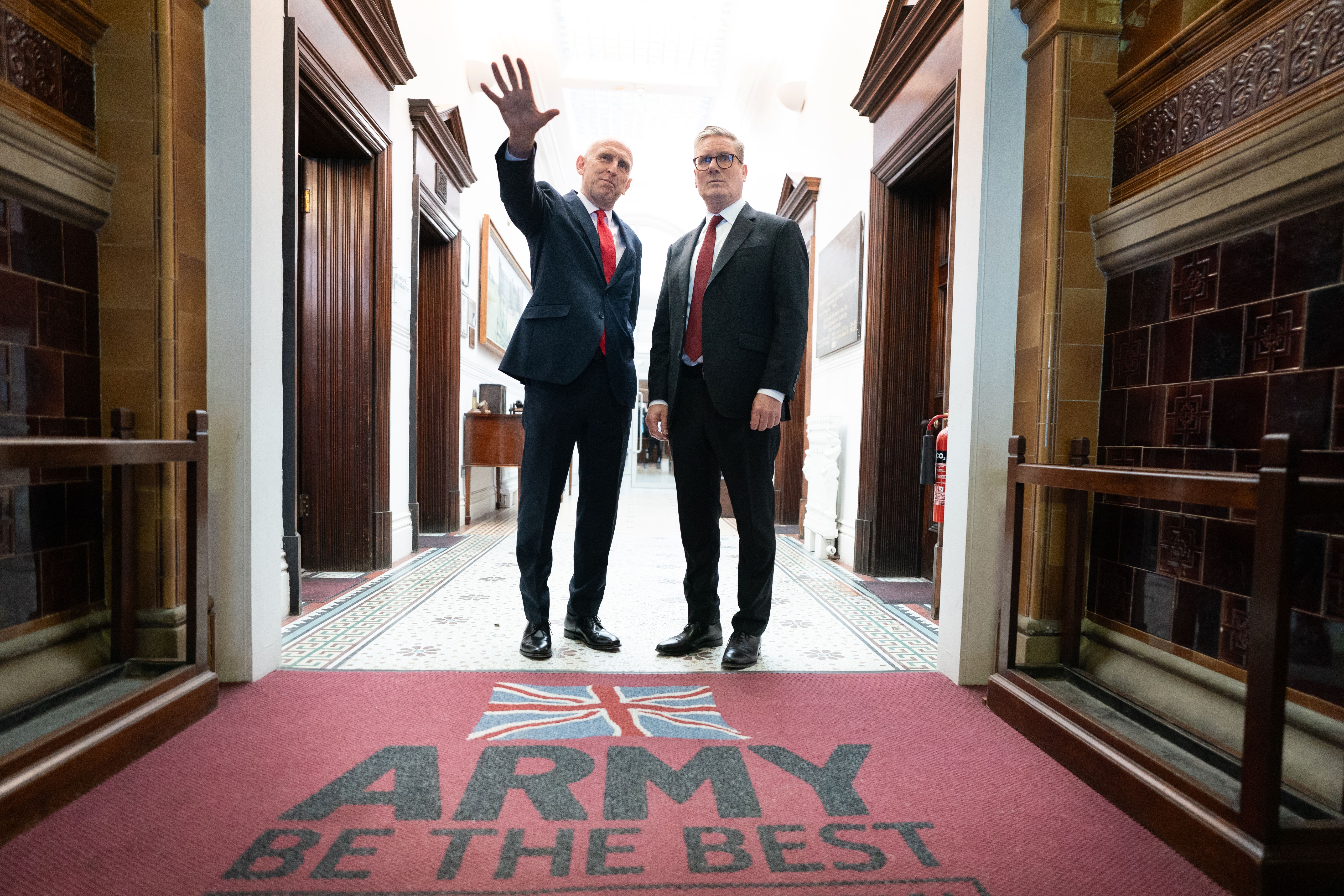 Sir Keir Starmer has been praised by a former head of GCHQ for saying he would support the nuclear deterrent as prime minister (Stefan Rousseau/PA)