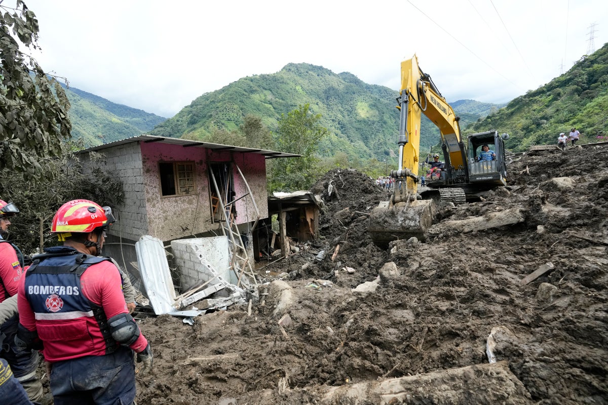 Rescuers find more victims after a landslide in Ecuador, rising the death toll to 8