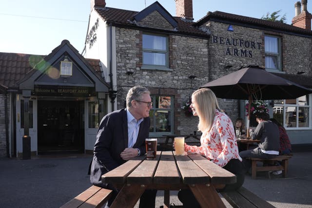 Labour is expected to trumpet its offer for pubs at it continues to woo small businesses on Tuesday. (Stefan Rousseau/PA)