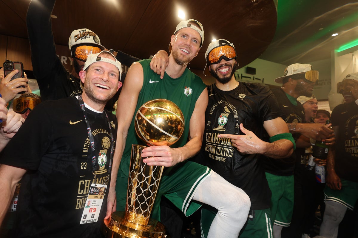 Boston Celtics set NBA record by smashing Dallas Mavericks to clinch title in style