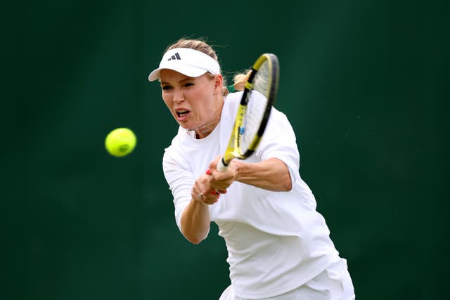 Caroline Wozniacki came out of retirement last summer (Bradley Collyer/PA)