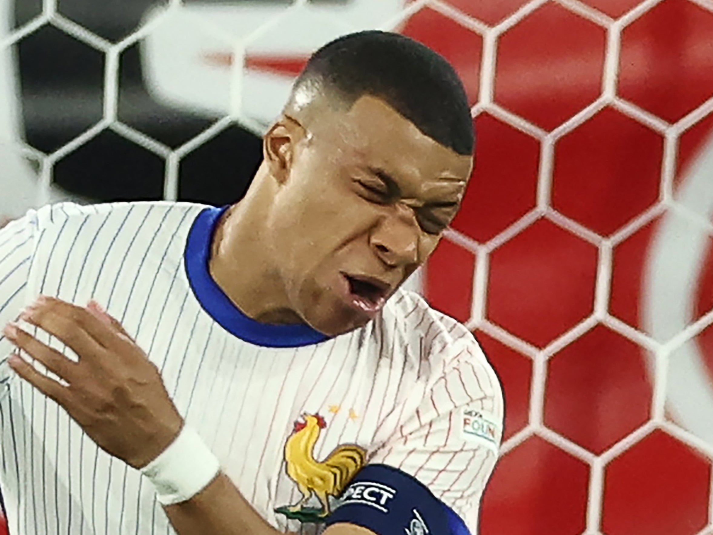 france football, kylian mbappe, euro 2024, didier deschamps, france provide kylian mbappe injury update after suffering broken nose at euro 2024