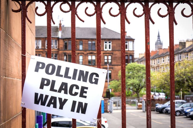 Labour remains comfortably in front of the Conservatives in the latest opinion poll averages, ahead of the General Election on July 4 (Jane Barlow/PA)