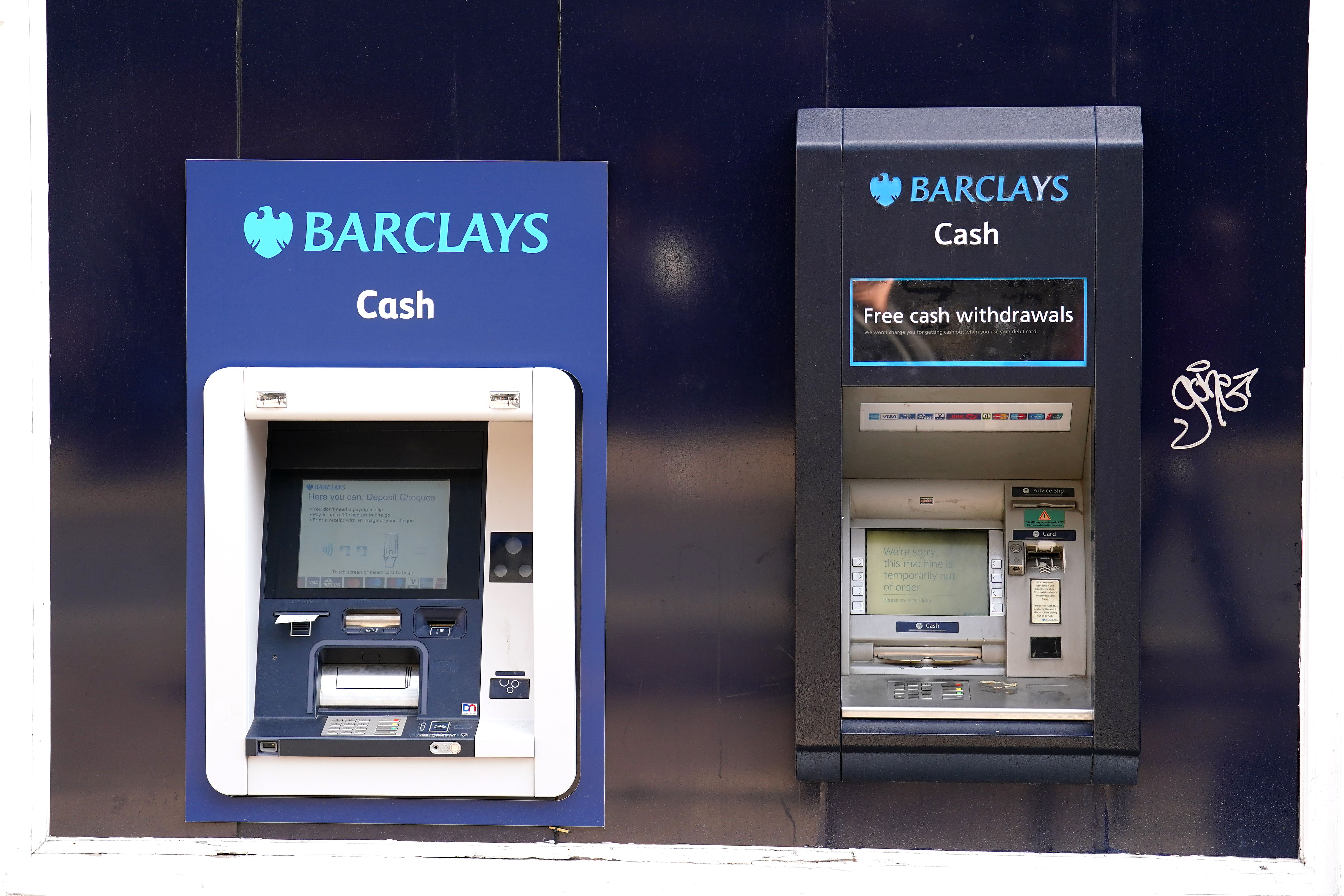 Barclays is removing a £5 monthly loyalty reward for having two or more direct debits, as it gives its Blue Rewards scheme a ‘makeover’ (Mike Egerton/PA)