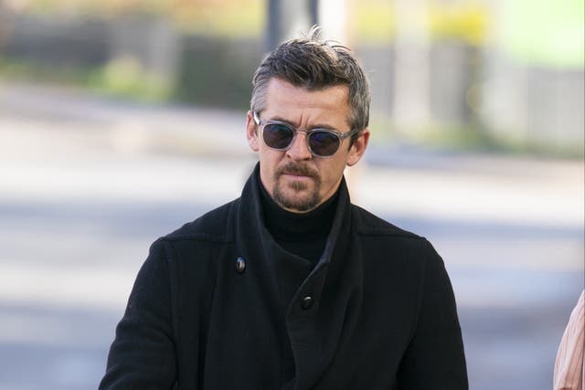 <p>Joey Barton arrives in court </p>