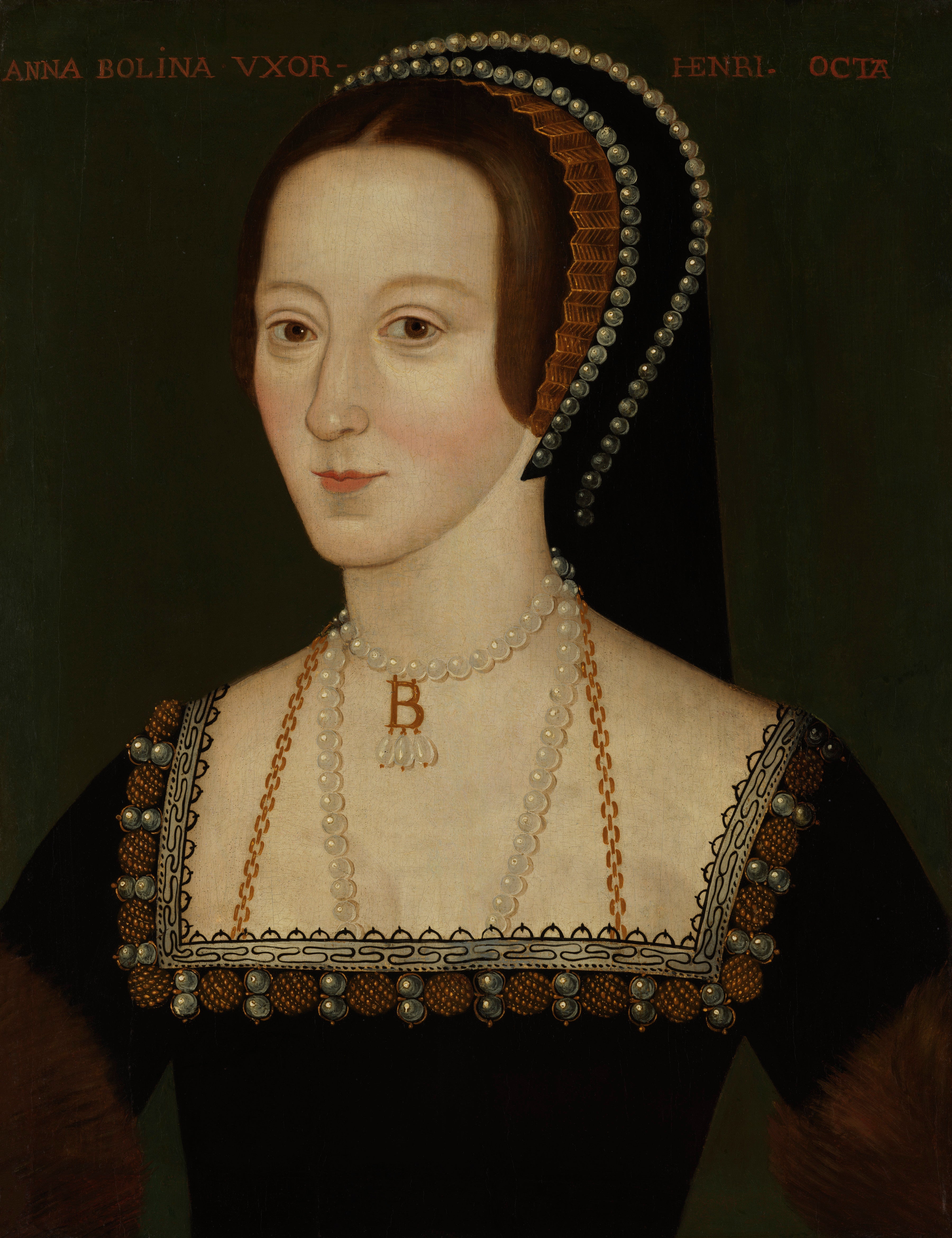 A portrait of Anne Boleyn by an unknown artist