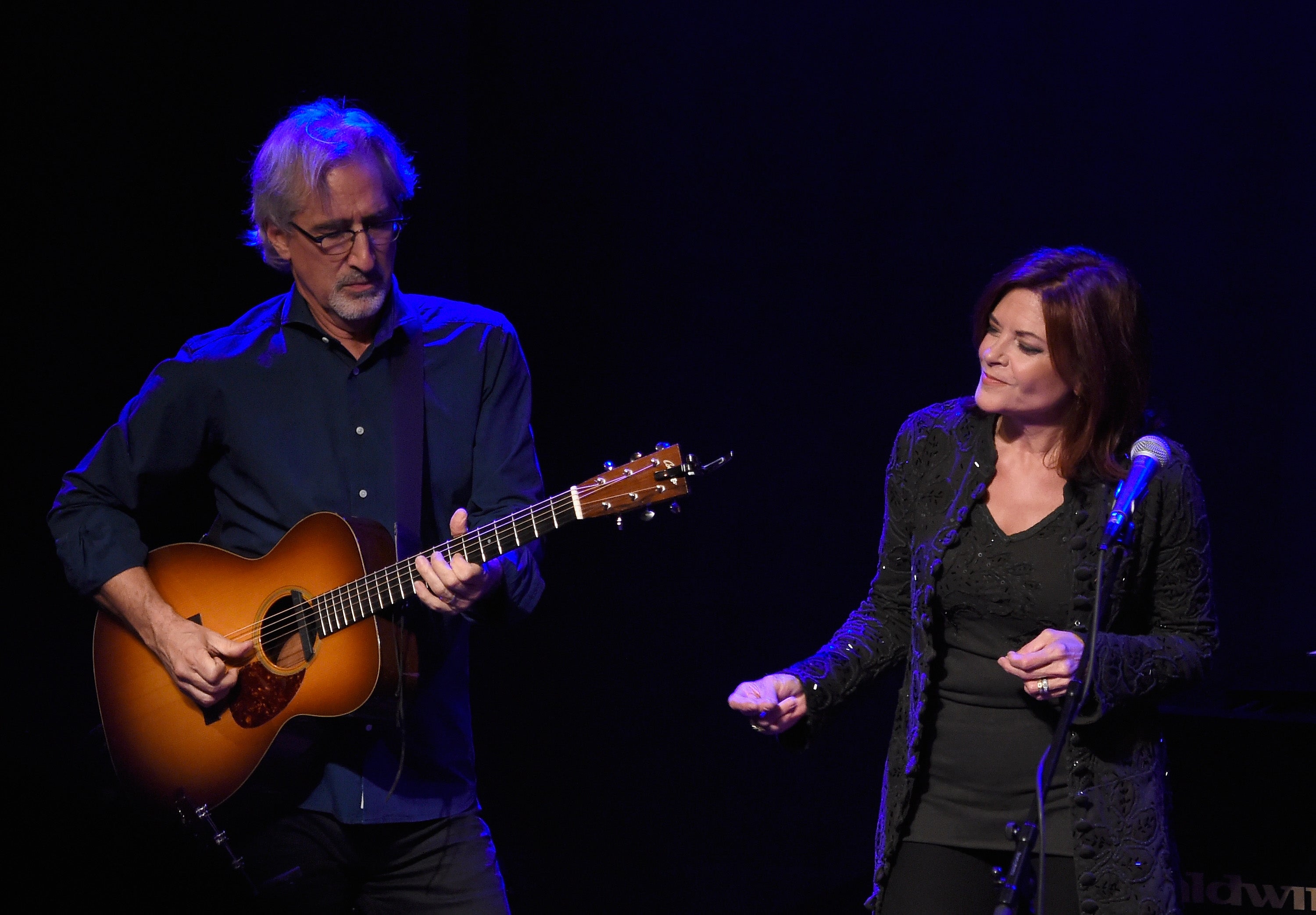 Rosanne Cash with her husband and collaborator John Leventhal