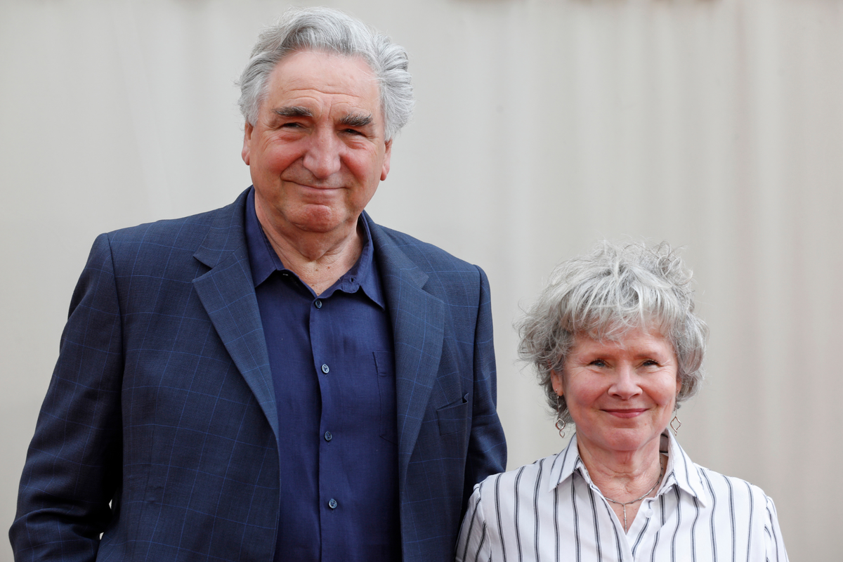 Imelda Staunton shares how she and Jim Carter maintain a successful marriage as actors