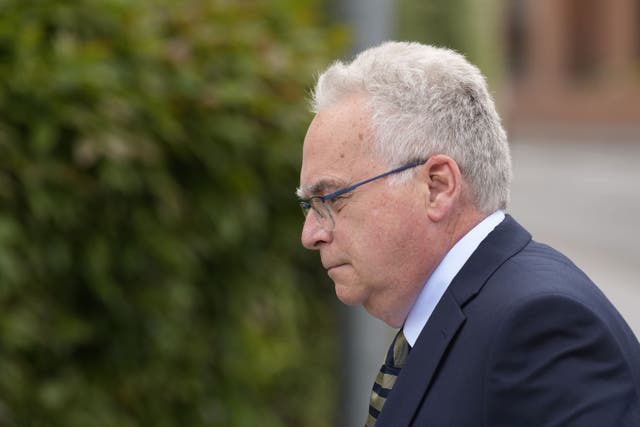 James Haviland, 63, arrives at Basingstoke Magistrates’ Court (Andrew Matthews/PA)