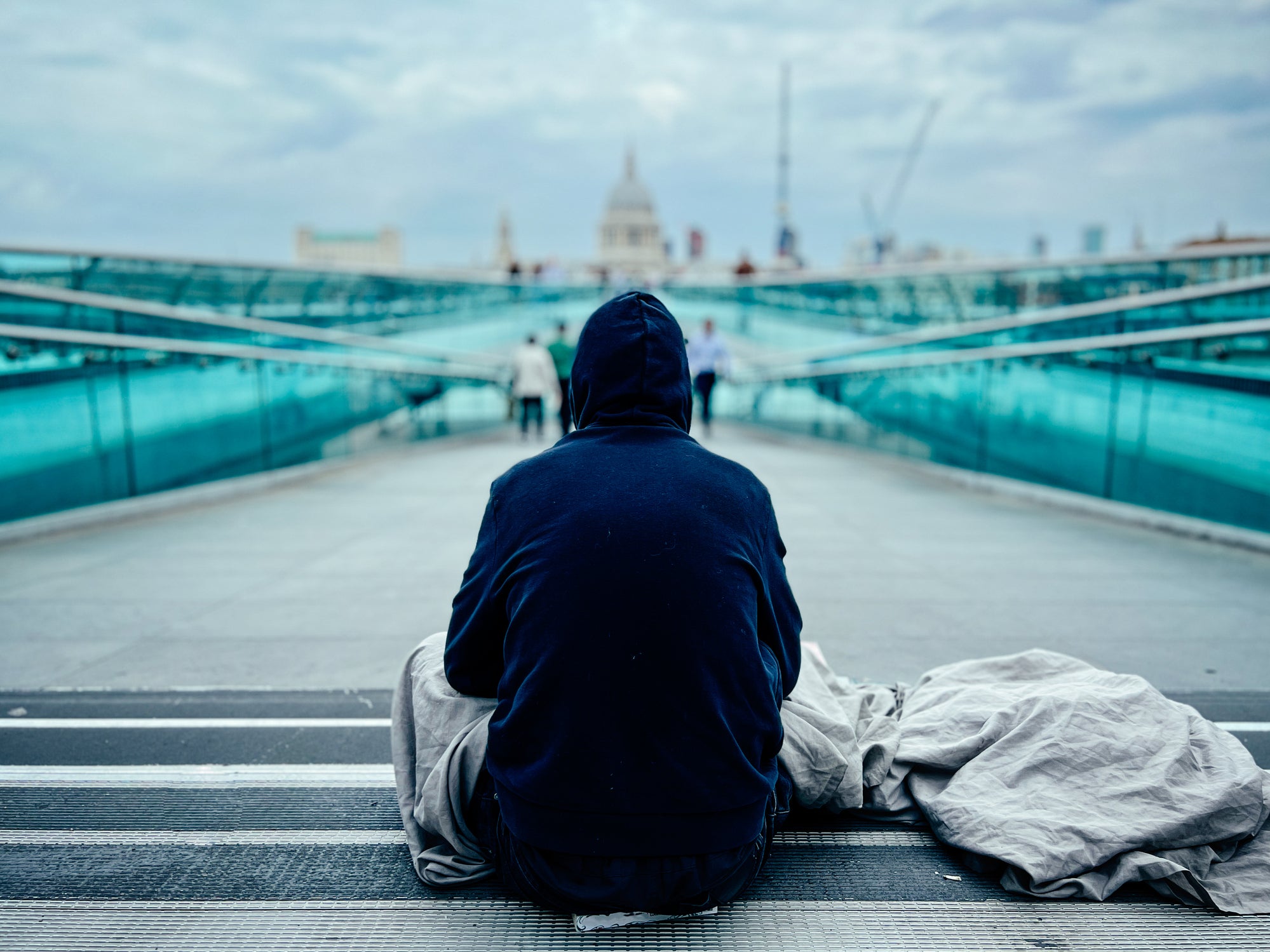 The number of people sleeping rough has been increasing in the pas year