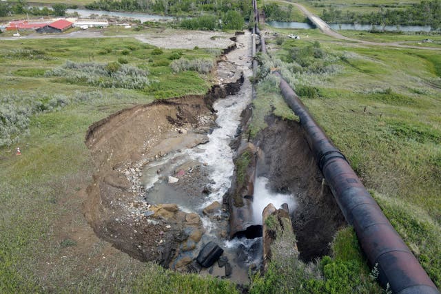 Irrigation Pipe Flooding Montana