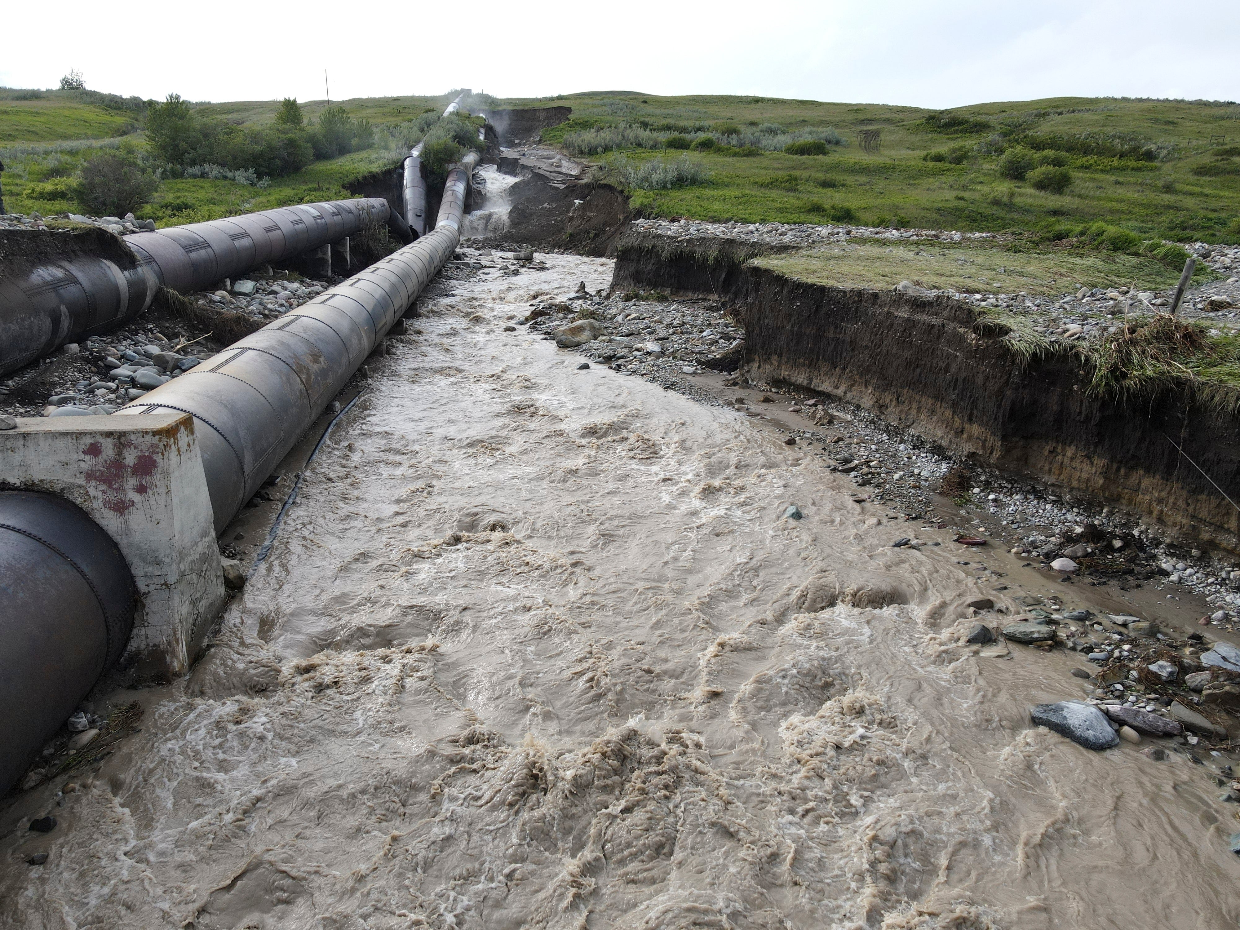 Irrigation Pipe Flooding Montana