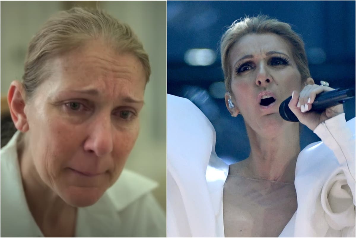 Celine Dion weeps as she demonstrates impact of Stiff Person Syndrome on her voice