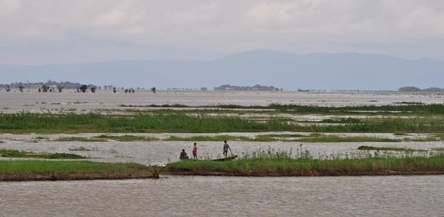 <p>Bangladesh’s lowlands are in many places an elaborate mixture of land and water that sometimes change places </p>