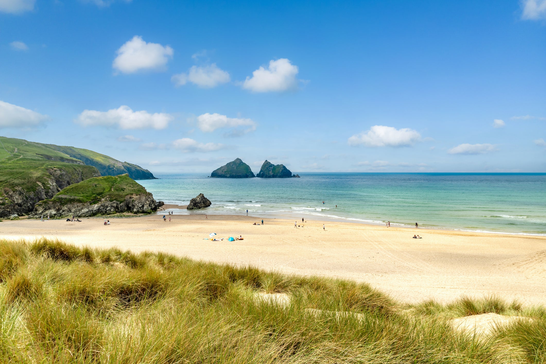 Poldark and James Bond have also pitched up cameras on Holywell Bay