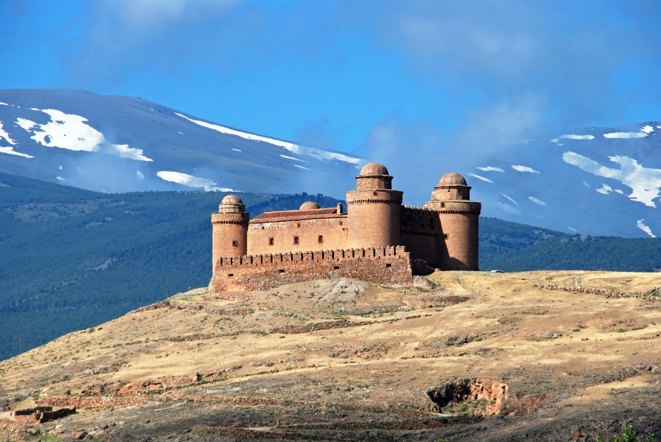 Castillo de La Calahorra is in the Sierra Nevada foothills