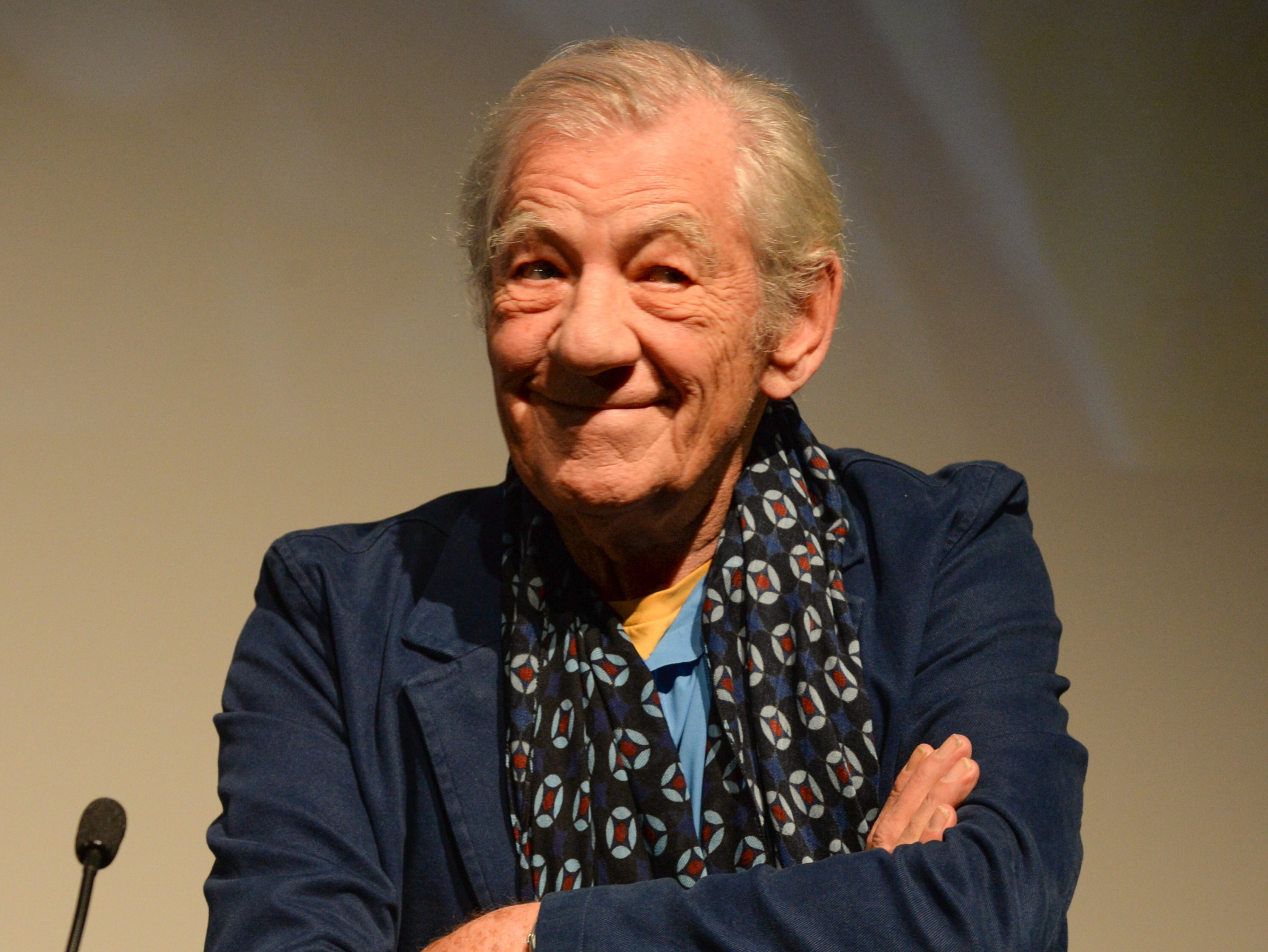 Sir Ian McKellen attends the “Bent” 25th anniversary screening and Q&A at the BFI Southbank on 27 September, 2022 in London, England.