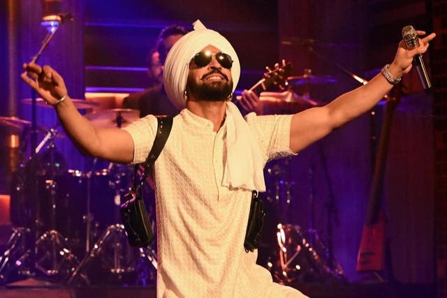 <p>Diljit Dosanjh on The Tonight Show with Jimmy Fallon</p>
