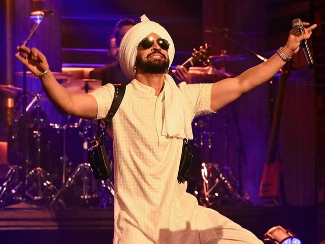 <p>Diljit Dosanjh on The Tonight Show with Jimmy Fallon</p>