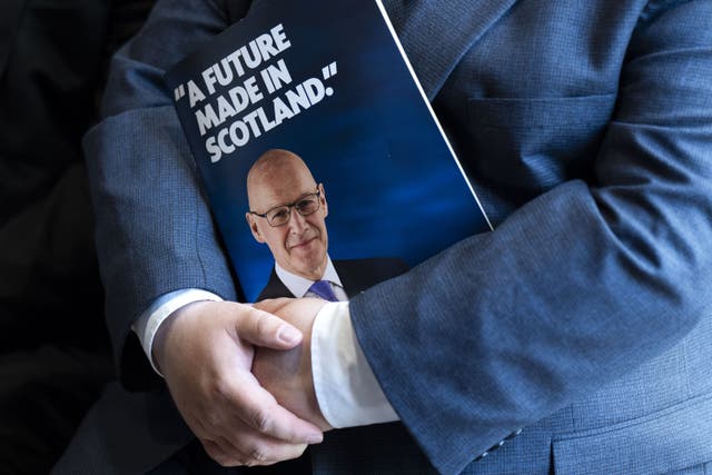 The SNP has published its manifesto for the General Election next month (Jane Barlow/PA)