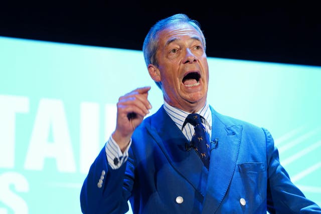 <p>Comments by Reform UK leader Nigel Farage are ‘worrying’ for Muslims, a community leader has said (Ian West/PA)</p>
