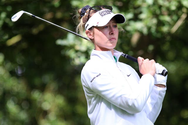 Nelly Korda is bidding to get back to winning ways at the year’s third major (Nigel French/PA)