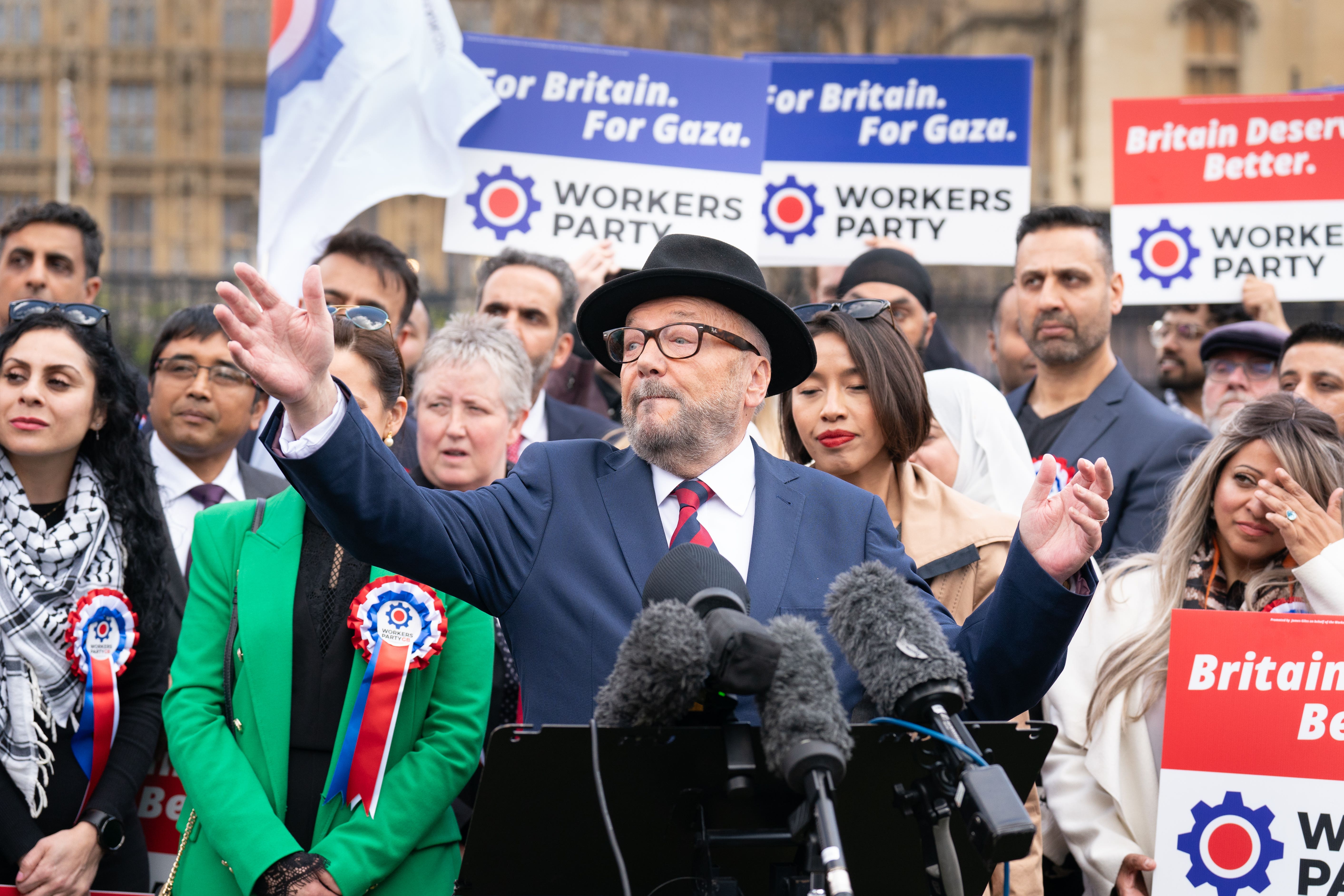 George Galloway said a woman alleged to have been assaulted was a Workers Party polling station attendant