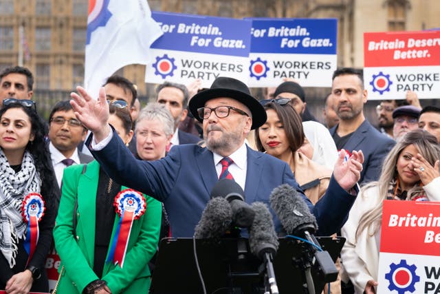 <p>George Galloway said a woman alleged to have been assaulted was a Workers Party polling station attendant </p>