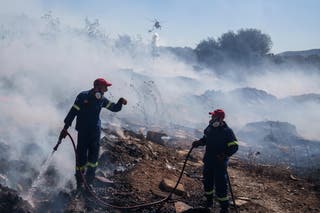 Incendie de forêt en Grèce